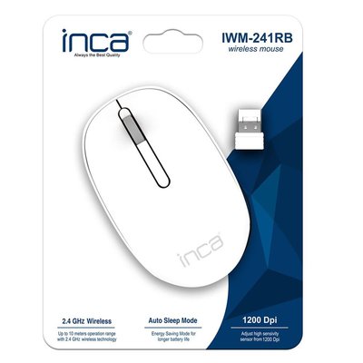 Inca IWM-241RB Candy Desing 3D Wireless Mouse Beyaz