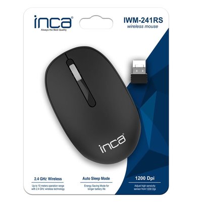 Inca IWM-241RS Candy Desing 3D Wireless Mouse Siyah