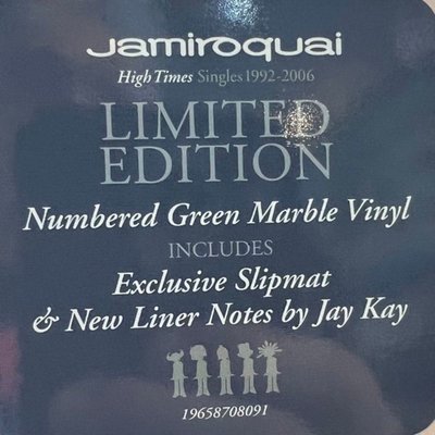 Jamiroquai High Times: Singles 1992-2006 (Green Marbled Vinyl) Plak