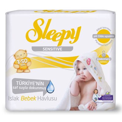 Sleepy Sensitive Bebek Islak Mendil 3X50