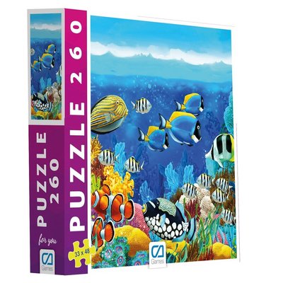Ca Games Balıklar Puzzle 260 Parça