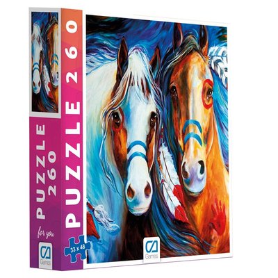 Ca Games Atlar Puzzle 260 Parça