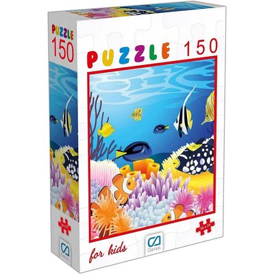 CA Games Balıklar Puzzle 150 Parça 34 x 24 Cm. 6106