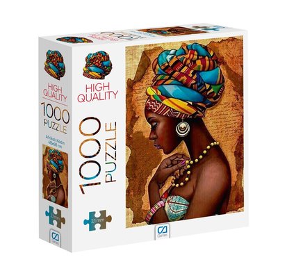 Ca Games Afrikalı Kadın Puzzle 1000 Parça