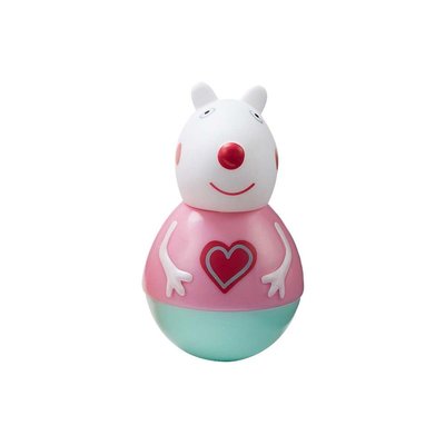 Peppa Pig Weebles – Personaggio Con Base Collegabile – Giocattolo Oscillante Che Non Cade