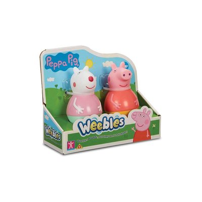 Weebles Peppa Pig 2'li Paket - Peppa Pig ve Suzy Sheep