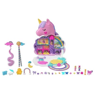 Polly Pocket Tek Boynuzlu Atın Gökkuşağı Salonu HKV51