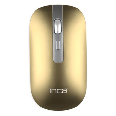 Inca IWM-531RS Bluetooth&Wireless Rechargeable Special Metallic Silent Mouse