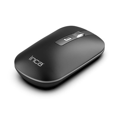 Inca IWM-531RA Bluetooth&Wireless Rechargeable Special Metallic Silent Mouse 