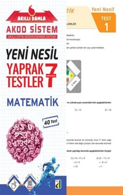 7.Sınıf Matematik Yeni Nesil Yaprak Testler