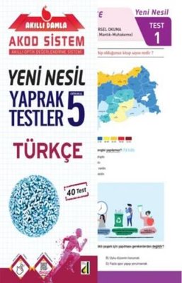 5.Sınıf Türkçe Yeni Nesil Yaprak Testler