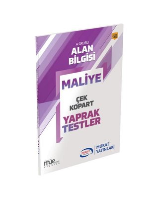 KPSS A Grubu Maliye Çek Kopart Yaprak Testler