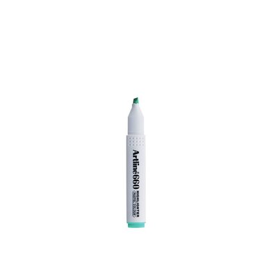 Artline 660 Fosforlu Kalem Kesik Uç 10-40mm Açık Yeşil