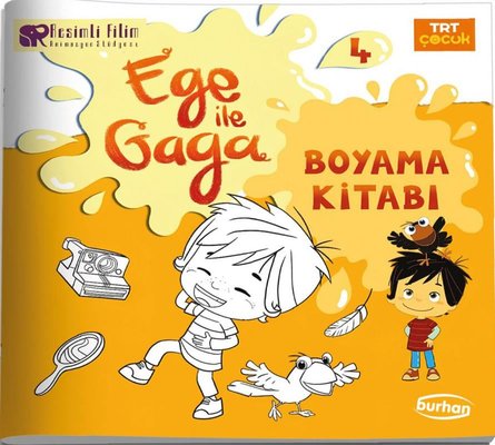 TRT Çocuk Ege ile Gaga Boyama Kitabı 4 (Kolektif) - Fiyat & Satın Al | D&R