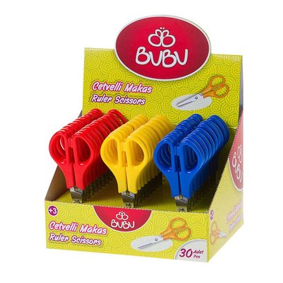Bu-Bu Cetvelli Makas BUBU MK0002