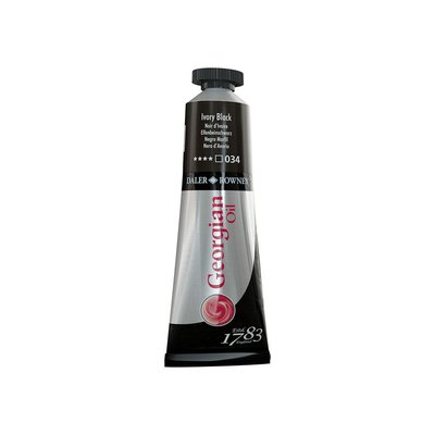 Daler Rowney Georgian Yağlı Boya Goc 38 ml Ivory Black 111014034