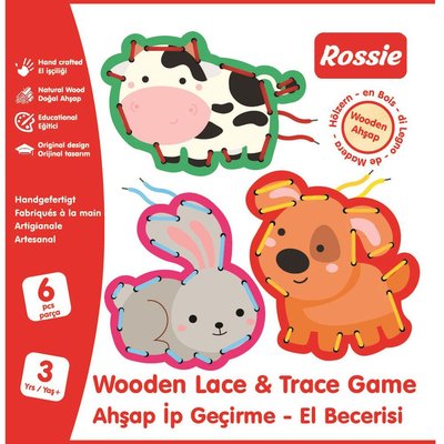 Rossie Ahşap İp Geçirme El Becerisi / Seri 2