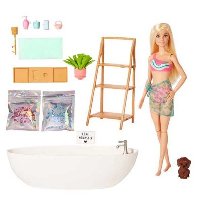 Barbie Bebek Wellness Barbie'nin Spa Günü Oyun Seti HKT92