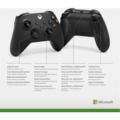 Xbox Wireless Controller siyah 9.Nesil (Microsoft TR Garantili)