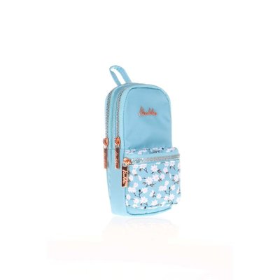 Kaukko Soft Floral Junıor Bag Kalem Çantası (Ocean) K2438 