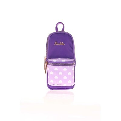 Kaukko Soft Floral Junıor Bag Kalem Çantası (Purple) K2440 