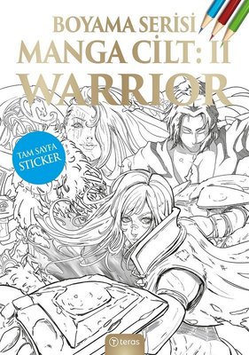Manga Boyama Cilt 2 - Warrior