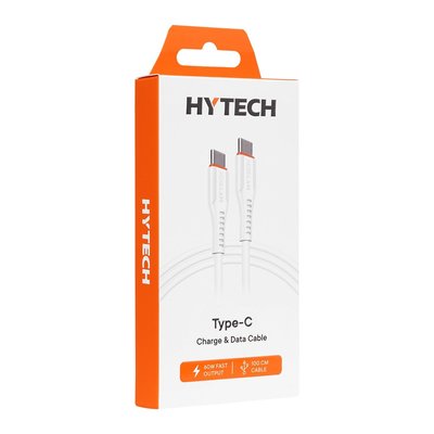 Hytech HY-XTP10 1M 3A TypeC to TypeC Hızlı Data + Sarj Kablosu