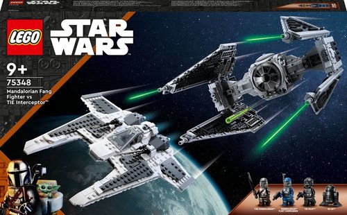 LEGO Star Wars Mandalorian Fang Fighter TIE  Interceptor'a Karşı 75348