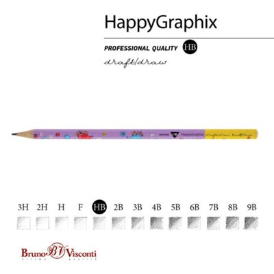 Bruno Visconti 21-0030/29 Kurşun Kalem Happy Graphix Kirpi