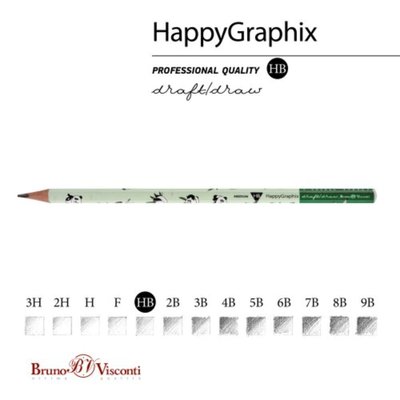 Bruno Visconti 21-0030/30 Kurşun Kalem Happy Graphix Panda