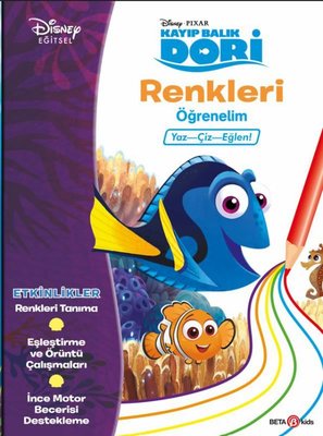 Disney Eğitsel Kayıp Balık Dori Renkleri Öğrenelim 4+Yaş