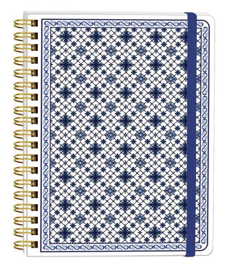 Victoria's Journals Sert Kapaki Spiralli Defter 17x24 96 Yaprak Noktalı