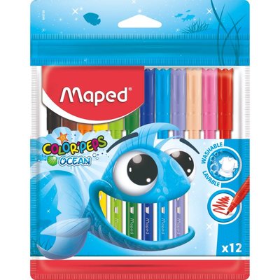 Maped Color Peps Ocean Plastik Poşet 12 li 845720