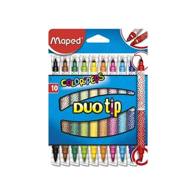 Maped Color'Peps Duo Kalın İnce Keçeli Kalem 10 Lu 849010