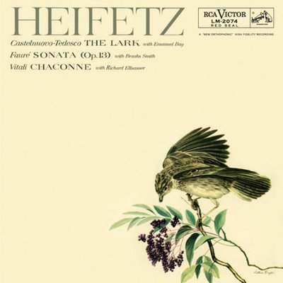 Jascha Heifetz Vitali: Chaconne İn G Minor - Tedesco: T Plak