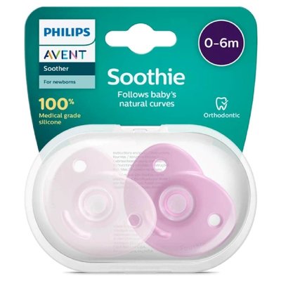 Philips Avent SCF099/22 Soothie Silikon Emzik 2li 0+ Ay Kız