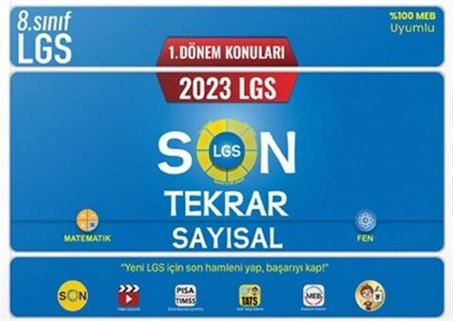 2023 8.Sınıf LGS 1.Dönem Sayısal Son Tekrar