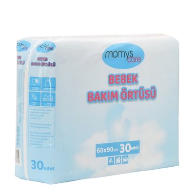 Momys Care Bebek Bakım Örtüsü 6090 Cm 30Lu