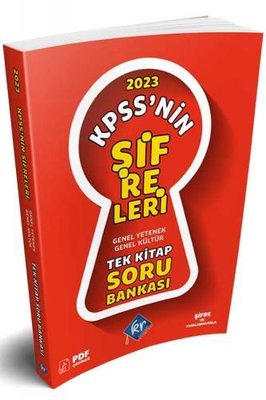 2023 KPSS'nin Şifreleri Genel Yetenek Genel Kültür Tek Kitap Soru Bankası