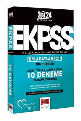 2024 EKPSS Tüm Adaylar İçin Genel Yetenek Genel Kültür Tüm Dersler Tamamı Çözümlü 10 Deneme