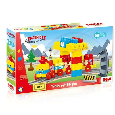 Dolu Oyuncak 5081 Tren Set 58 Parça