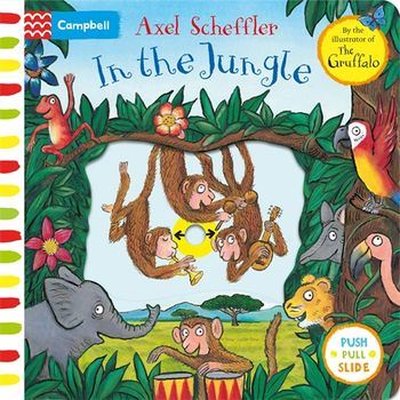 In the Jungle : A Push Pull Slide Book