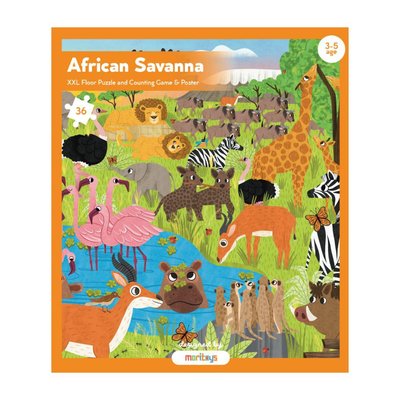 Moritoys African Savanna 36 Parça Puzzle