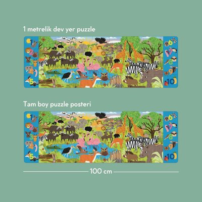 Moritoys African Savanna 36 Parça Puzzle