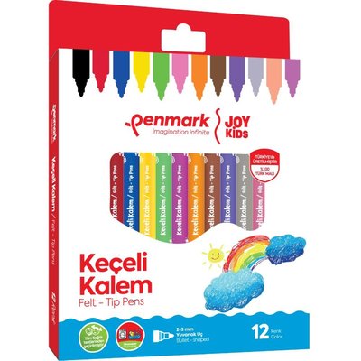 Penmark Süper Yıkanabilir Keçeli Kalem 12 Li