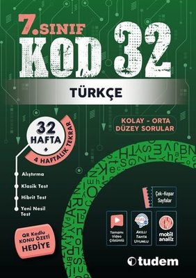 7. Sınıf Türkçe Kod 32