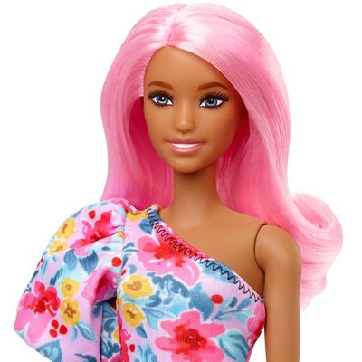 Barbie  Bebek Fashionastas Büyüleyici Parti Bebekleri Tek Omuz Elbiseli HBV21