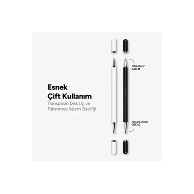 Ttec Touchpen S 2si1 Arada Stylus Dokunmatik Ekran Kalemi Beyaz