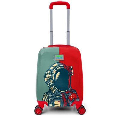Coral High  Mini Kırmızı Astronot Desenli Çocuk Valizi 16759