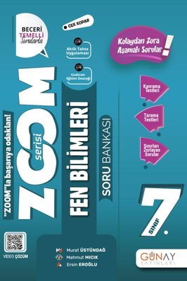 7. Sınıf Zoom Serisi Fen Bilimleri Soru Bankası